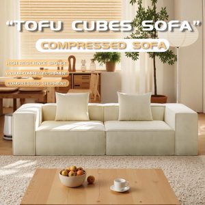 Tofu block sofa
